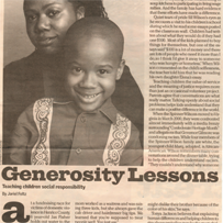 Article: Generosity Lessons