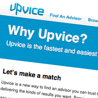 Upvice Website